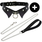 Gothic Punk Pu Leather Choker With O-Ring - Adjustable Collar Necklace For Women, Perfect For Halloween & Everyday Wear