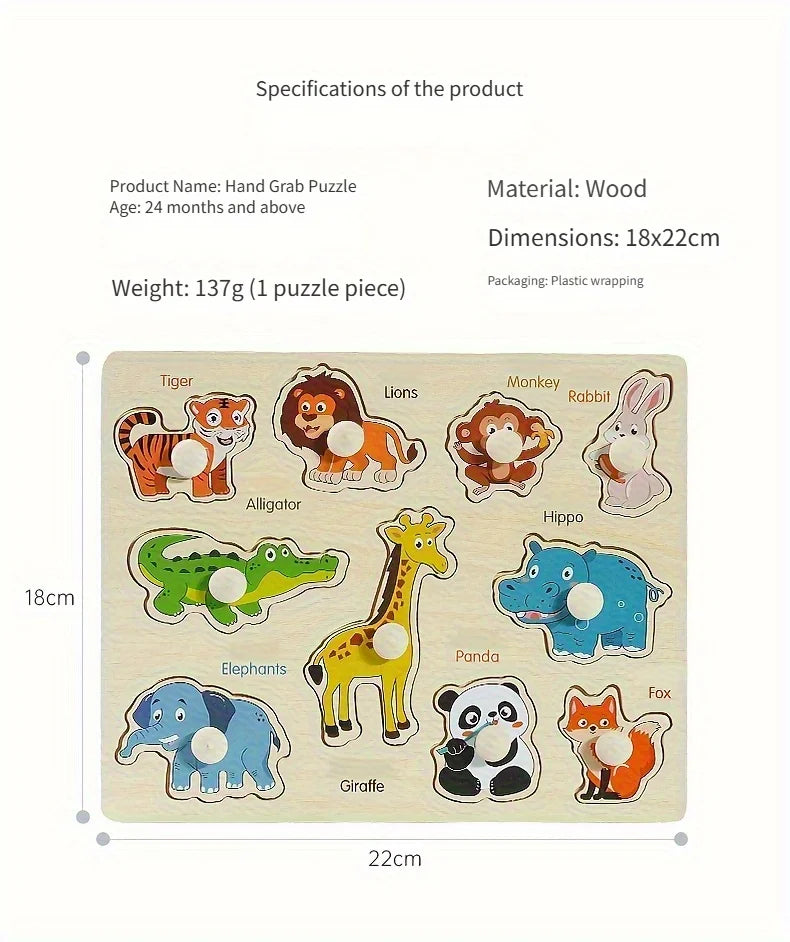 Montessori Geometry Shape Matching Puzzle Board