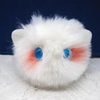 Blush Cat Ball Plush Keychain Cute Cat Bag Charm
