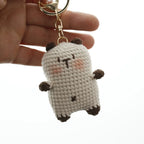 Exquisite Kitten Crochet Keychain Cute Cat Bag Charm