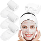 Adjustable Soft Toweling Spa Makeup Headband for Women