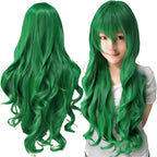 Synthetic Hair Pure White Lolita Long Cosplay Wig Curly Griffith Anime Wigs Halloween Inuyasha Costume Wig for Girl