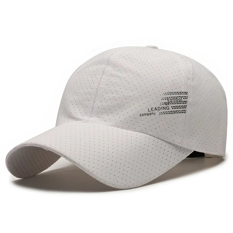 Summer Outdoor Sports Cap Golf Fishing Hat Quick Drying Sun Hat Adjustable Unisex Baseball Cap for Women Men