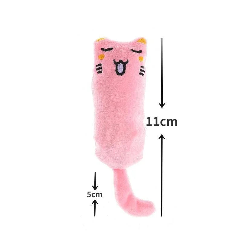 Catnip Rustle Sound Plush Cat Toy for Interactive Indoor Play