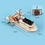 DIY STEM Science 3D Wooden Car & Boat Assembly Kit for Kids