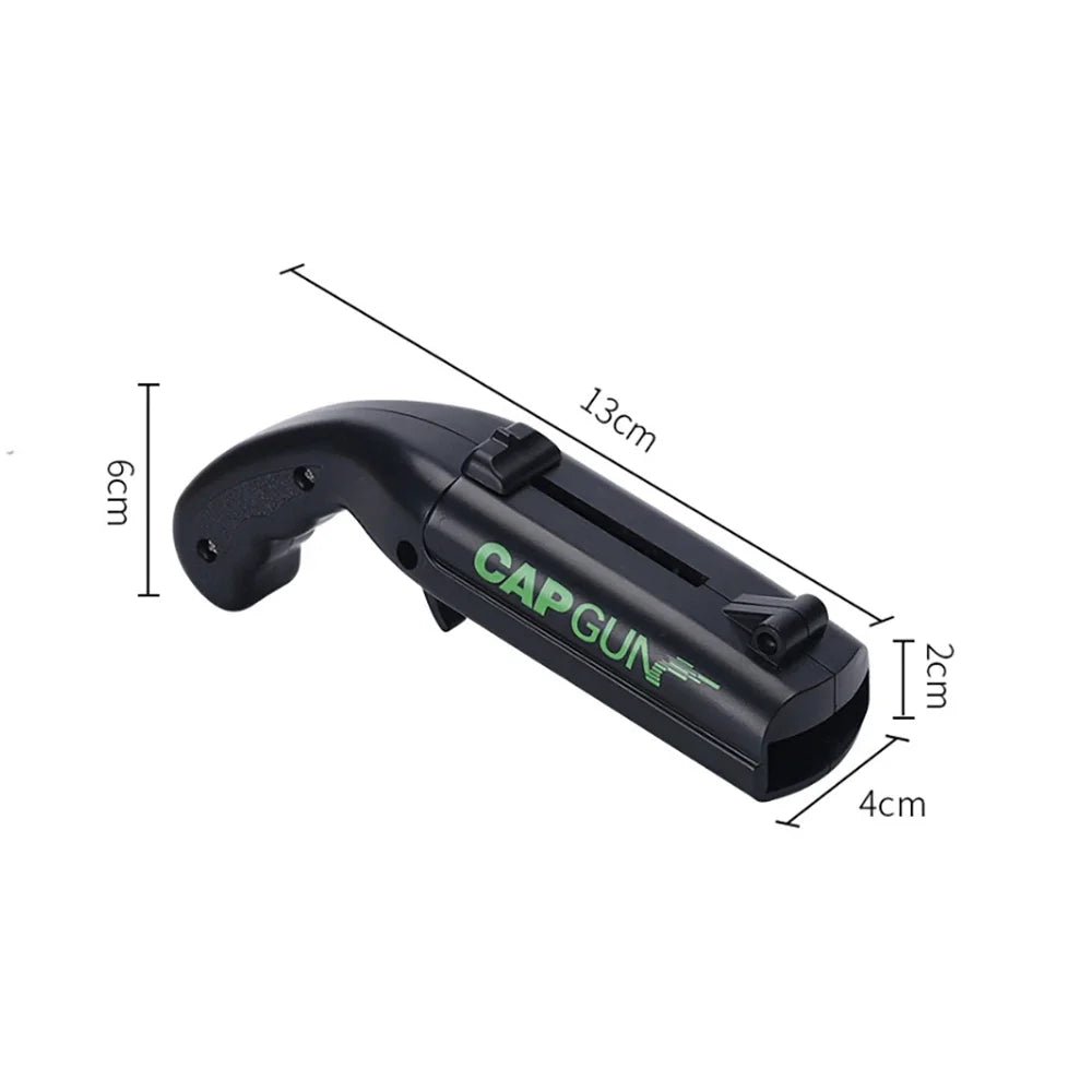 Portable Cap Gun Bottle Opener – Creative Flying Cap Launcher Bar Tool