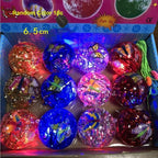 New Durable High Quality Colorful Flash Jumping Ball Multistyles Interactive Glowing Bouncy Ball Gift Children Luminous Toys