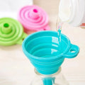 Mini Silicone Collapsible Funnel for Kitchen Bottle Filling Tool