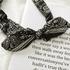 Boho Cross Knot Elastic Headband for Women