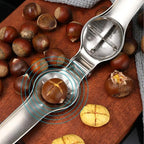 Stainless Steel Quick Chestnut Opener 2 in 1 Nut Cracker Tool