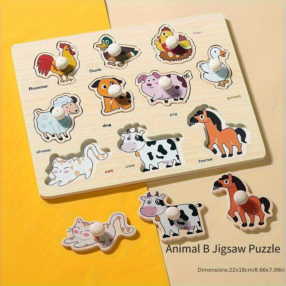 Montessori Geometry Shape Matching Puzzle Board