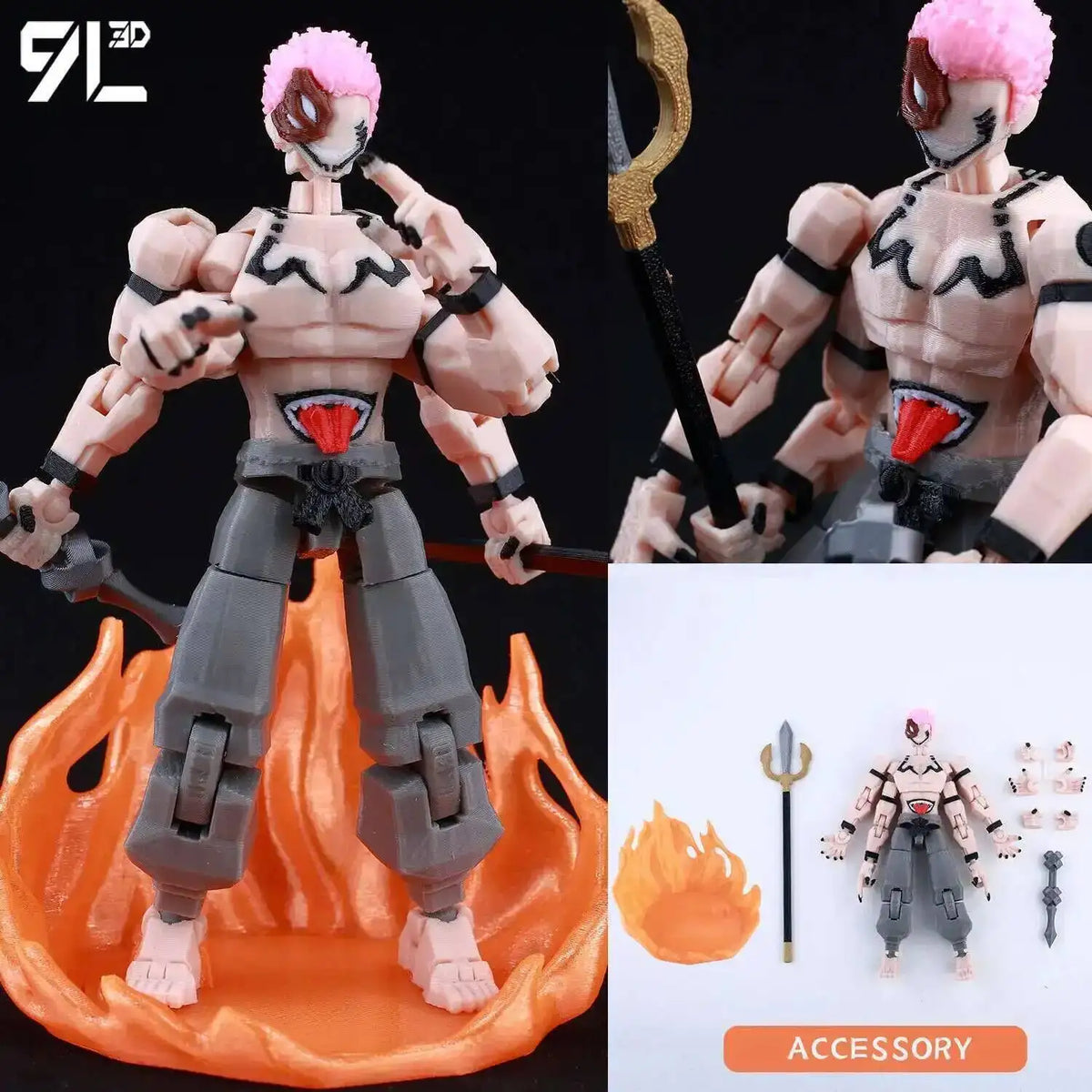 9L3D Lucky13 Gojo Sukuna Jujutsu Fushiguro Toji Gojo Satoru Action Figure Dummy13 T13 Multi-Jointed Collectible Toys Titan13