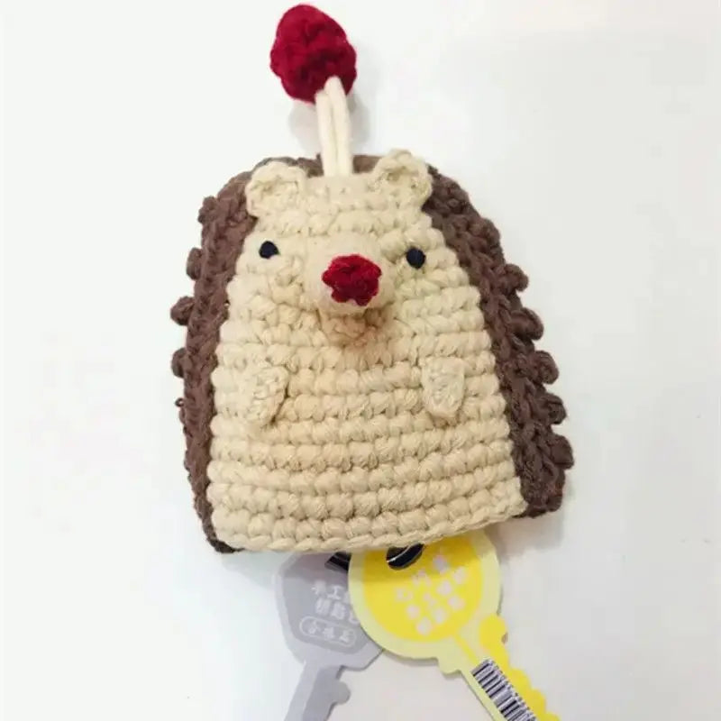 Cute Crochet Cactus Keychain Decorative Bag Charm
