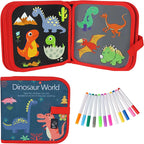 Erasable Reusable Doodle Book Drawing Pad with 12 Watercolor Pens