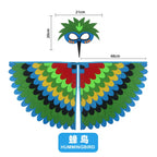 Kids Bird Cosplay Costume Wings Cape with Mask – Animal Outfit
