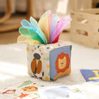 Montessori Cloth Tissue Box Sensory Activity Toy for Babies