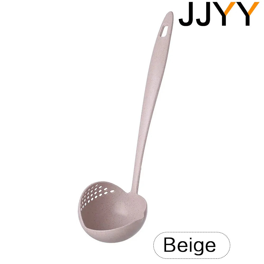 2-in-1 Long Handle Strainer Spoon for Soup, Noodles and Hot Pot