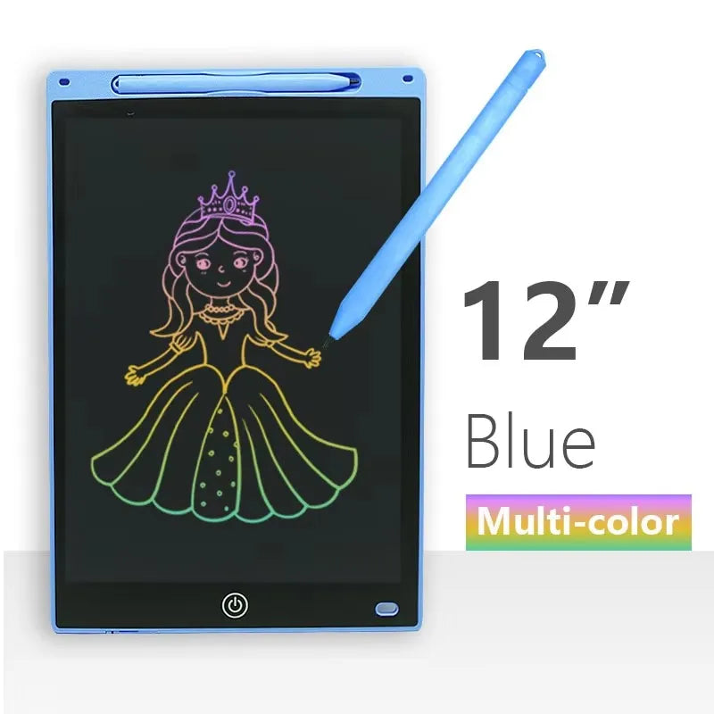 LCD Writing Tablet for Kids – 12 Inch Reusable Drawing Board