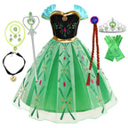 Girl Vestidos Costume Kid Dress Halloween Cosplay Children Birthday Carnival Party Dress Up 2-10 Year