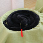 Long Python Snake Plush Toy Soft Stuffed Animal Pillow