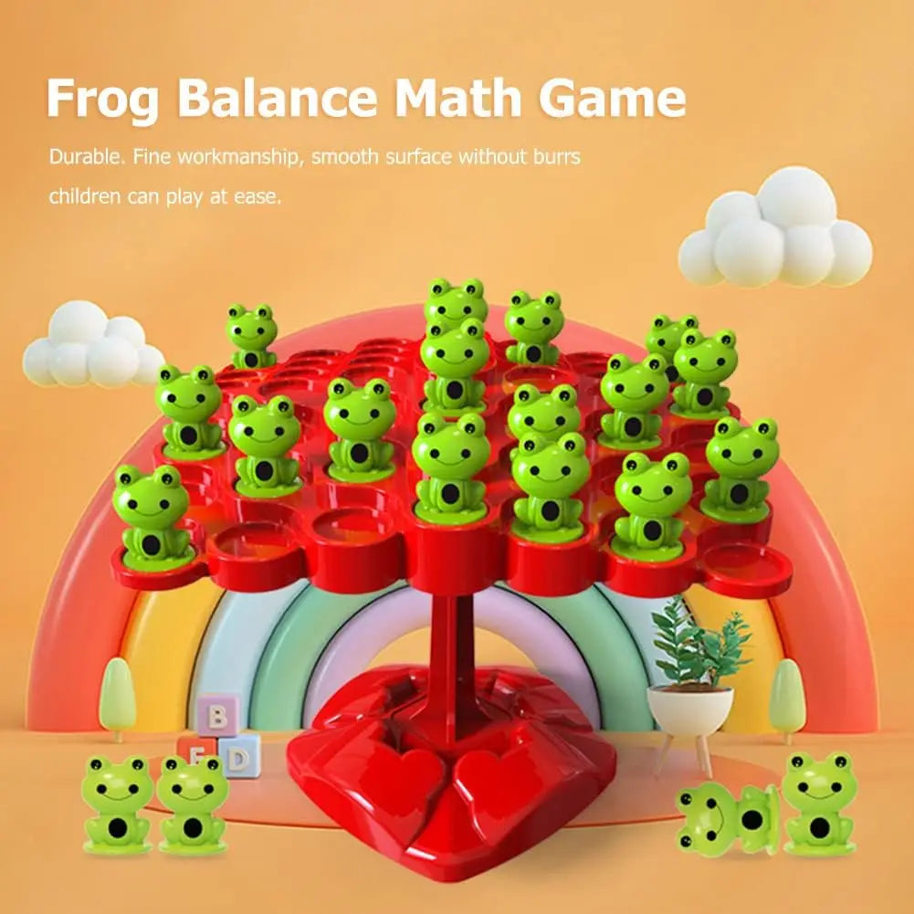 Frog Balance Tree Math Game Montessori Educational Toy for Kids