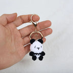 Mini Animal Crochet Keychain Cute Knitted Doll Keyring