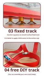 Flexible DIY Race Track Mini Car Playset