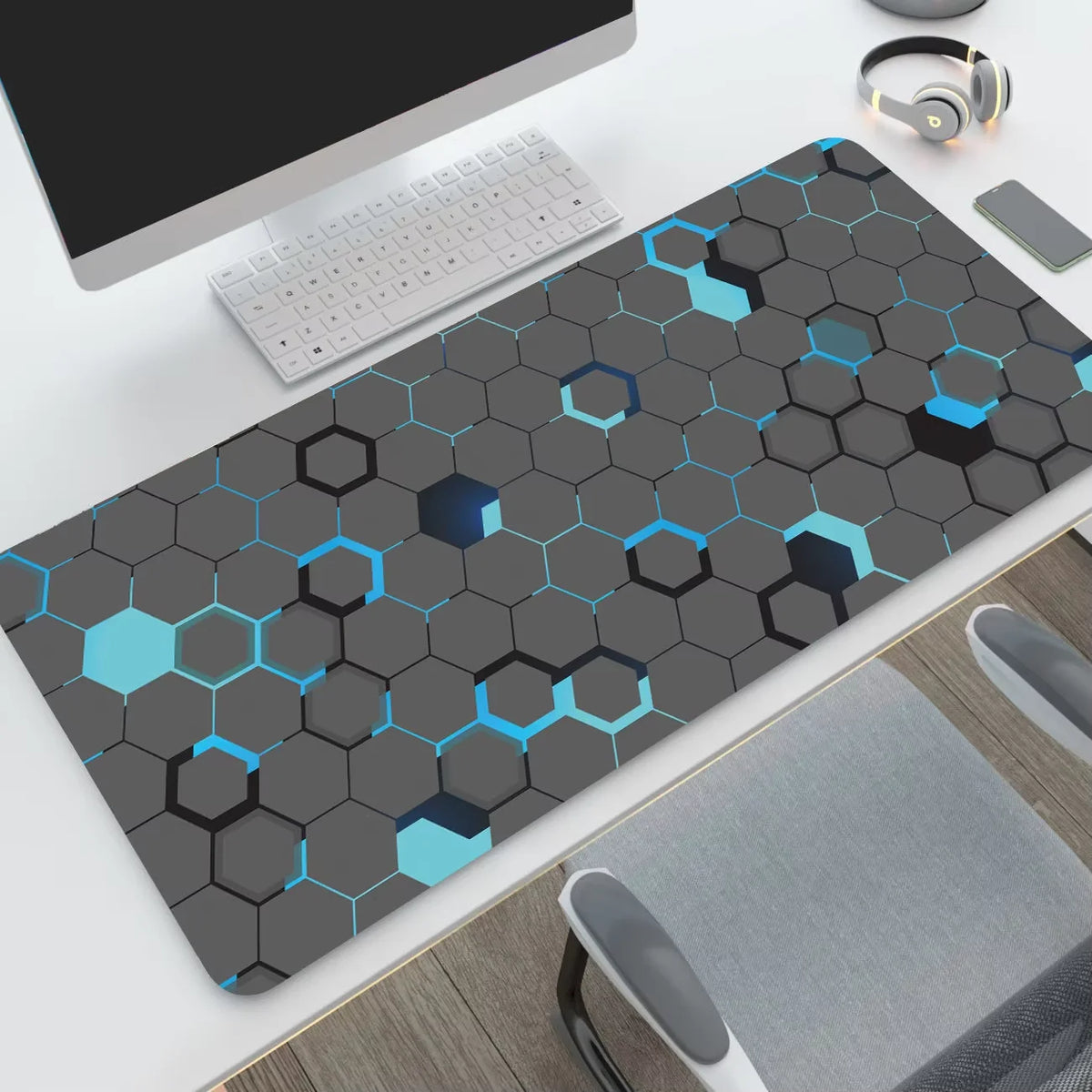 New XXL Hexagon Mousepad Computer MousePads Keyboard Pad Mouse Mat Esport Gamer Office Carpet Table Mat Desktop Rubber Mouse Pad