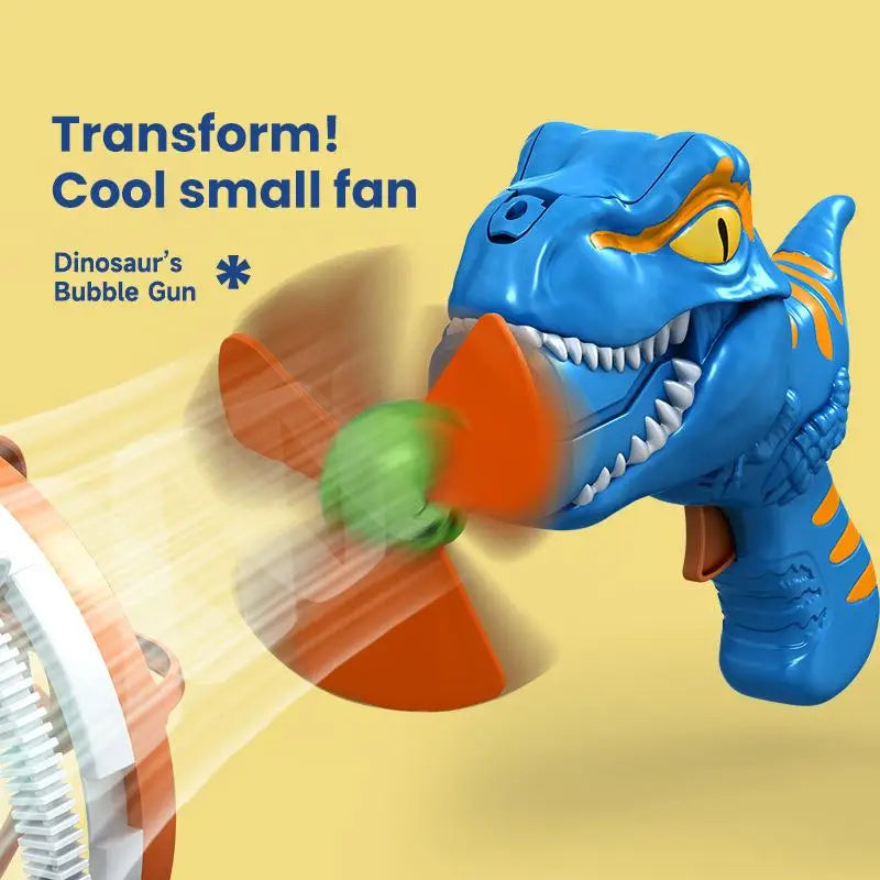 Dinosaur Electric Bubble Gun Automatic Bubble Machine for Kids