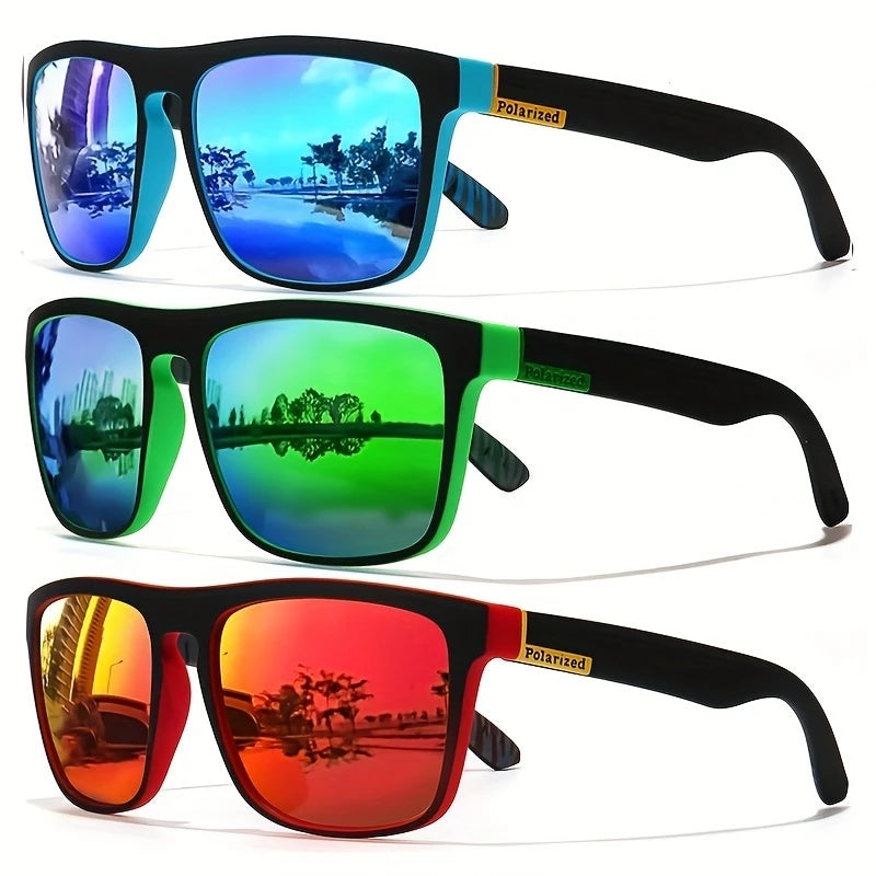 Vintage Square Polarized UV400 Sunglasses for Men & Women