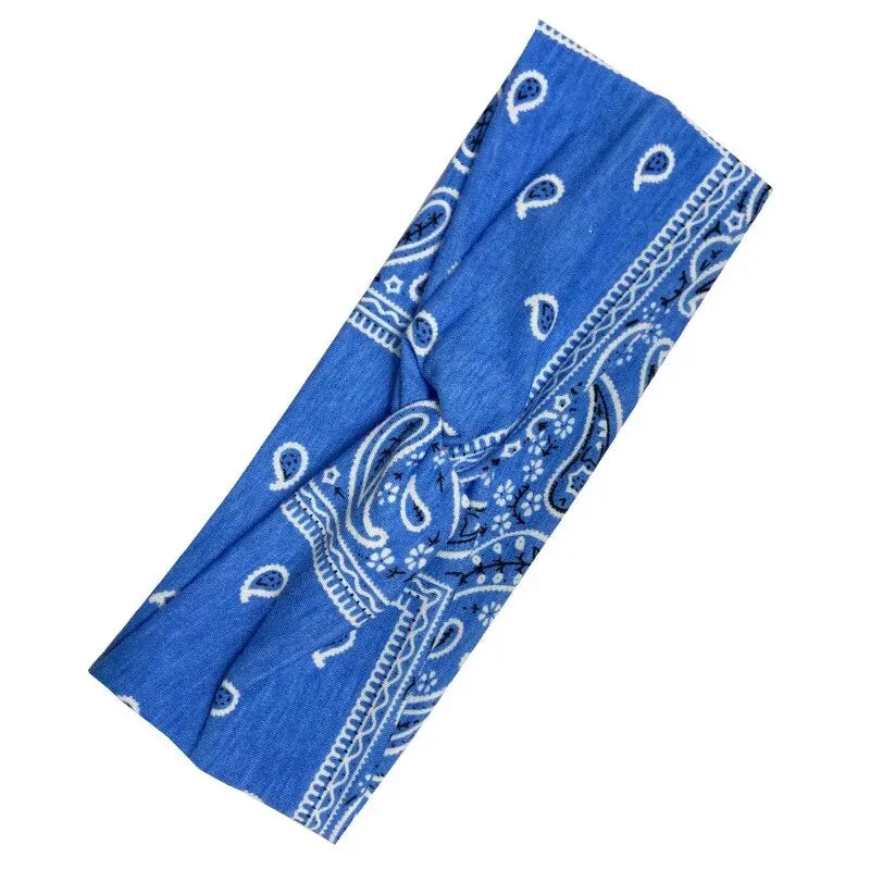 Stretchy Wide Knotted Yoga & Sports Headband for Women