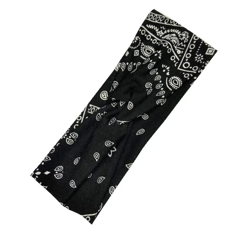 Stretchy Wide Knotted Yoga & Sports Headband for Women