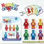 Number Blocks Assembly Educational Math Learning Toy Set