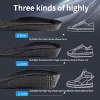 1Pair Height Increase Insoles for Feet PU Memory Foam Shoes Pad Breathable Orthopedic Heel Lift Insole for Sport Running Care