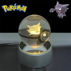 Pokémon 3D Crystal Poké Ball LED Night Light Collectible Figure