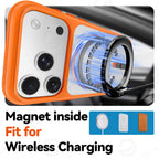 Magnetic Frosted For Magsafe Shockproof Case For iPhone 18 17 16 Pro 15 14 13 Max Translucent Wireless Charge Anti-fall Cover