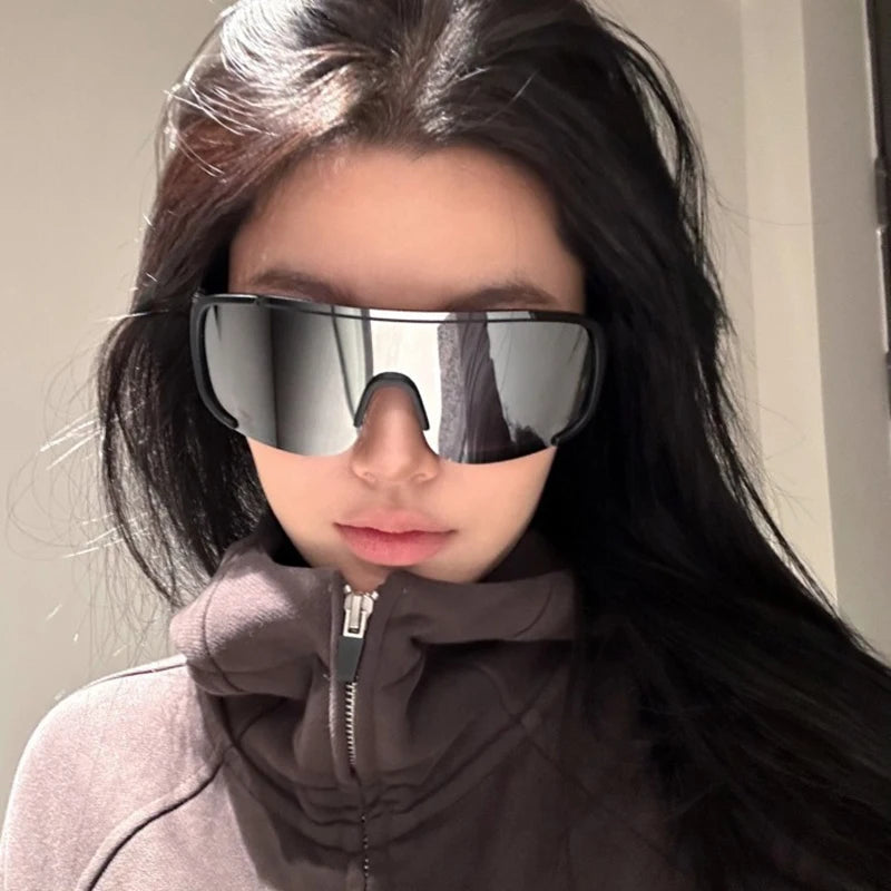 Y2K Reflective UV400 Cycling Sunglasses for Men & Women