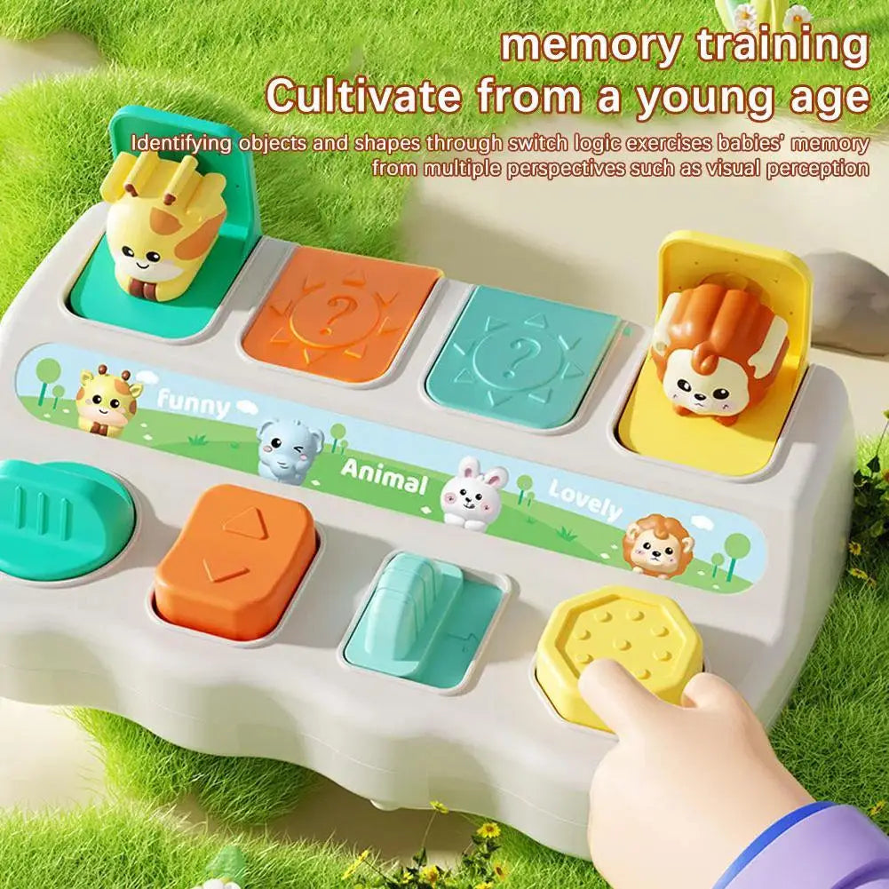 Montessori Pop Up Animal Learning Box
