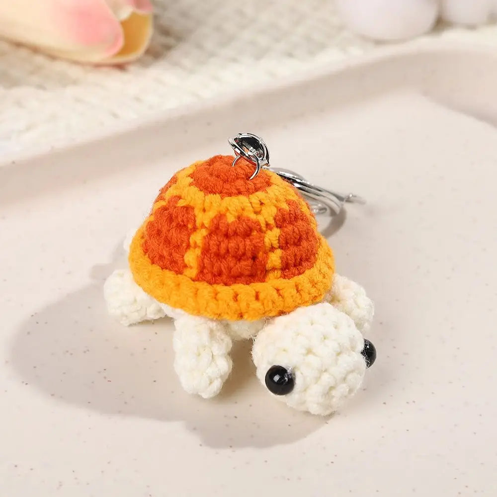 Cute Turtle Crochet Keychain Mini Turtle Bag Charm