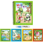 Magic Water Drawing Book – Reusable Mess-Free Painting Toy