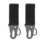 2PCS Tactical MOLLE Hanging Buckle Carabiner Clips for Outdoor Gear