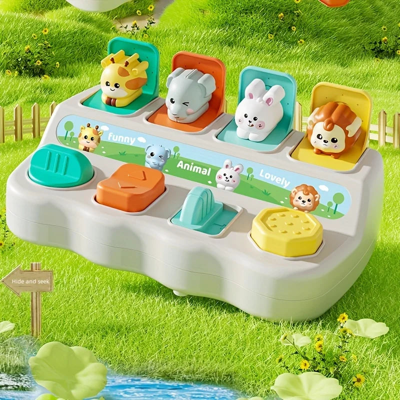 Montessori Pop Up Animal Learning Box