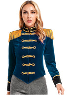 Women Circus Ringmaster Costume – Showman Tailcoat Jacket Outfit