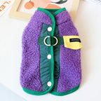 Autumn Winter Dog Clothes Fleece Dog Coat Small Dog Warm Vest with D-Ring Chihuahua Yorkshire Poodle Outfit Fashion Dog Clothing