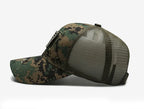 American Flag Camouflage Mesh Baseball Cap for Outdoor Adventures