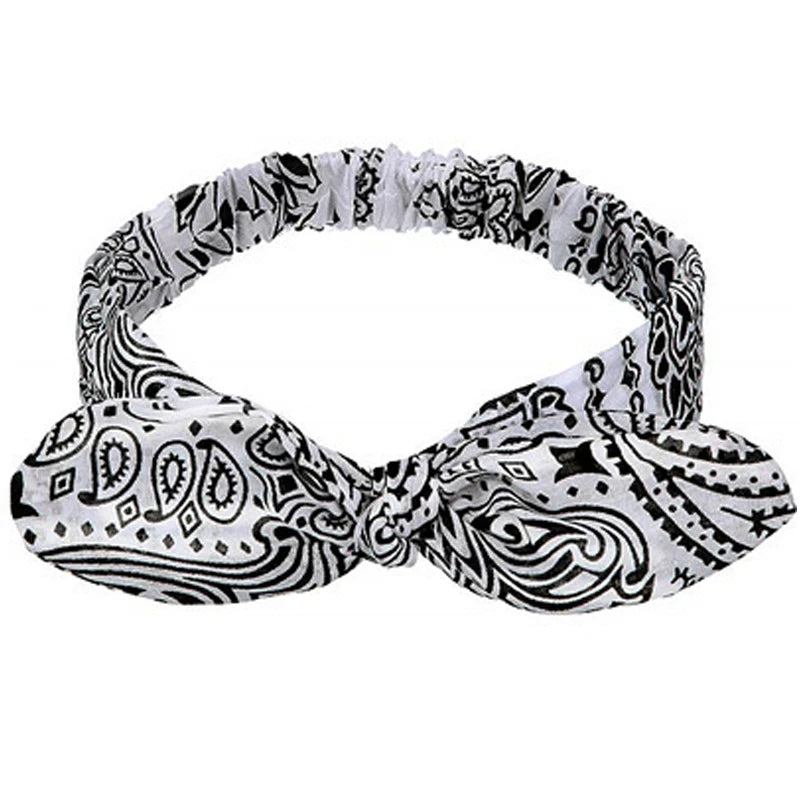 Boho Cross Knot Elastic Headband for Women
