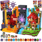 Funxinee Dinosaur Theme Park Magnetic Blocks STEM Building Set