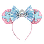 Sequin Mouse Ears Bow Headband for Women & Girls