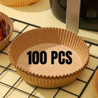Disposable Air Fryer Paper Liners – Oil Proof Non-Stick Parchment Baking Paper