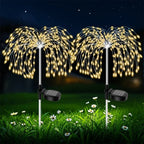 200LED Solar Power Pathway Lights Firework Decor Street Lawn Solar Lights for Outdoor Garden Yard